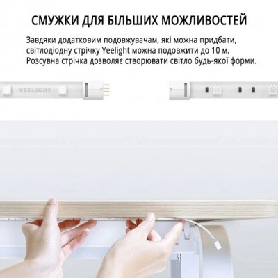 Подовжувач світлодіодної стрічки YEELIGHT 1 м (YLOT01YL) Подовжувач світлодіодної стрічки YEELIGHT 1 м (YLOT01YL)