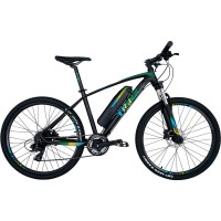 Електровелосипед TRINX E-Bike X1E 17 Matt Black-Green-Blue (X1EMBGB)