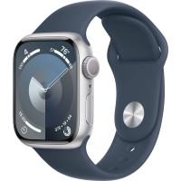 Смарт-годинник APPLE Watch Series 9 45mm Silver Alum Storm Blue Sp/b - S/M (MR9D3QP/A)