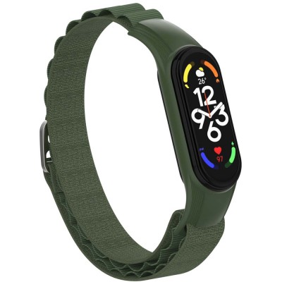 Ремінець ARMORSTANDART AlpinaStyle Band для Xiaomi Mi Band 7/6/5/4 Green (ARM64988)