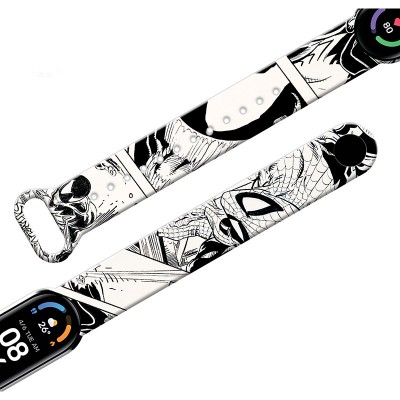 Ремінець ARMORSTANDART Symbiosis comix для Xiaomi Mi Band 6/5 White (ARM59266)