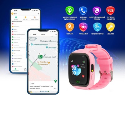 Смарт-годинник GARMIX PointPRO-100 PINK (1002332) Смарт-годинник GARMIX PointPRO-100 PINK (1002332)