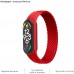 Ремінець ArmorStandart Braided Solo Loop для Xiaomi Mi Band 4/5/6 Size S Red (ARM59182)