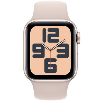 Смарт-годинник APPLE Watch SE 2023 GPS 44mm Starlight Alum Starlight Sp/b - S/M (MRE43QP/A)