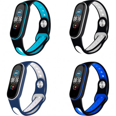Комплект ремінців BECOVER Sport Style для Xiaomi Mi Smart Band 5 Boy (705336)