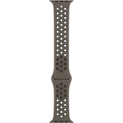 Ремінець APPLE Nike Sport Band для APPLE WATCH S8 45mm 2022 Olive Grey/Black (MPH73)