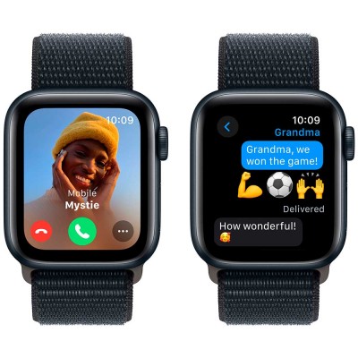 Смарт-годинник APPLE Watch SE 2023 GPS 40mm Midnight Alum Midnight Sp/Loop (MRE03QP/A)