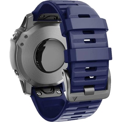 Ремінець ARMORSTANDART для Garmin Fenix 5x/6x Silicone 26mm Dark Blue (ARM60804)