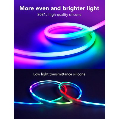 Розумна світлодіодна стрічка GOVEE H61A2 Neon LED Strip Light 5 м White (H61A23D1) Розумна світлодіодна стрічка GOVEE H61A2 Neon LED Strip Light 5 м White (H61A23D1)