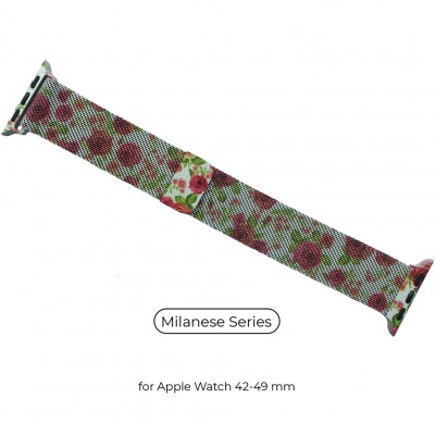 Браслет ArmorStandart Milanese Loop для Apple Watch All Series 42/44/45/49mm Flower Rose (ARM52962) Браслет ArmorStandart Milanese Loop для Apple Watch All Series 42/44/45/49mm Flower Rose (ARM52962)