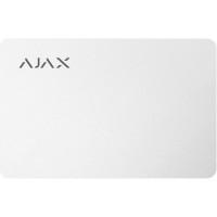 AJAX Безконтактна картка Pass білий, 10шт AJAX Безконтактна картка Pass білий, 10шт