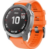 Ремінець ARMORSTANDART для Garmin Fenix 5x/6x Silicone 26mm Orange (ARM60802)