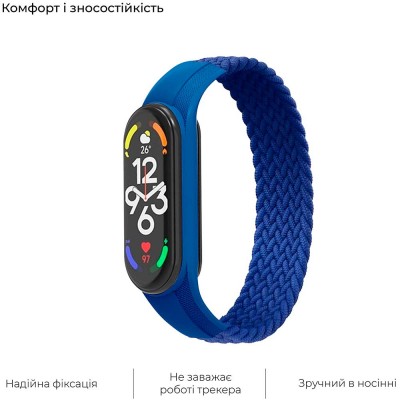 Ремінець ARMORSTANDART для Xiaomi Mi Band 4/5/6/7 Blue size L (ARM58758)