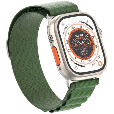Ремінець ArmorStandart Alpina Band для Apple Watch All Series Ultra 49mm Green (ARM65020)