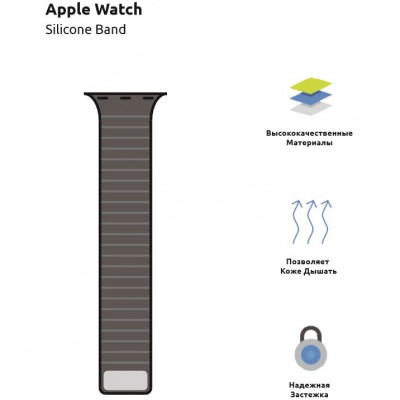 Ремінець ARMORSTANDART Apple Watch Green/Blue (ARM51970)