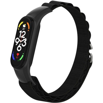 Ремінець ARMORSTANDART AlpinaStyle Band для Xiaomi Mi Band 7/6/5/4 Black (ARM64987)