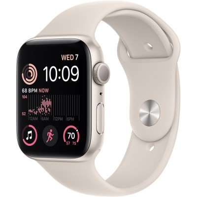 Смарт-годинник APPLE Watch SE 2 44 Starlight Alum Starlight Sp/B (MNJX3UL/A)