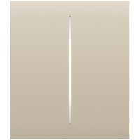 Кнопка AJAX CenterButton 2-gang для LightSwitch, Jeweler Ivory (000029836)