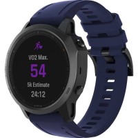Ремінець ARMORSTANDART для Garmin Fenix 5s/6s Silicone 20mm Dark Blue (ARM60810)