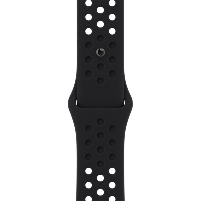 Ремінець APPLE Nike Sport Band для APPLE WATCH S8 2022 45mm Black/Black (MPH43ZM/A)