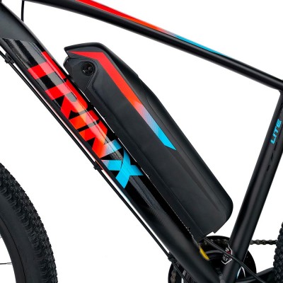 Електровелосипед TRINX E-Bike X1E 17 Matt Black-Red-Blue (X1EMBRB)