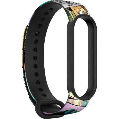 Ремінець ARMORSTANDART Wolverine comix для Xiaomi Mi Band 6/5 Black (ARM59265)