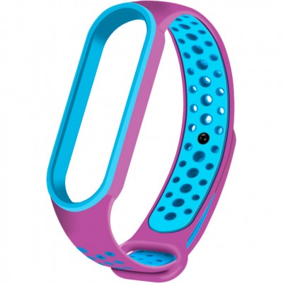 Ремінець NCASE Sport Nike для Xiaomi Mi Band 5 Purple/Blue
