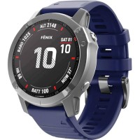 Ремінець ARMORSTANDART для Garmin Fenix 5x/6x Silicone 26mm Dark Blue (ARM60804)