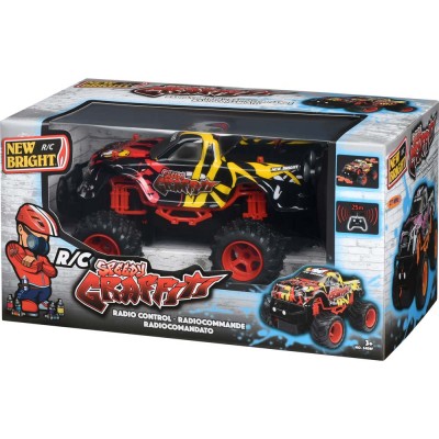 Машинка на р/у New Bright GRAFFITI TRUCK 1:24 Yellow (2408F-1)