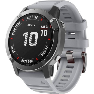 Ремінець ARMORSTANDART для Garmin Fenix 5x/6x Silicone 26mm Grey (ARM60805)