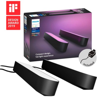 Панель освітлення Philips Hue Play Color 2 шт + БП (915005939101)