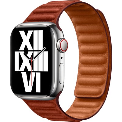 Ремінець Apple Leather Link для Apple Watch 41mm M/L Umber (MP823ZM/A)
