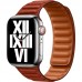Ремінець Apple Leather Link для Apple Watch 41mm M/L Umber (MP823ZM/A)