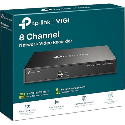 Мережевий відеореєстратор TP-LINK VIGI NVR1008H H265 + (VIGI-NVR1008H)