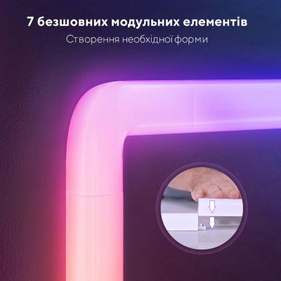Набір настінних світильників Govee H6062 Glide RGBIC Wall Light 8+4 RGB (B6062302) Набір настінних світильників Govee H6062 Glide RGBIC Wall Light 8+4 RGB (B6062302)
