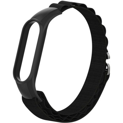 Ремінець ARMORSTANDART AlpinaStyle Band для Xiaomi Mi Band 7/6/5/4 Black (ARM64987)