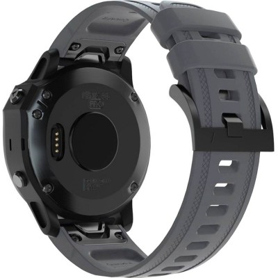 Ремінець ARMORSTANDART для Garmin Fenix 5s/6s Silicone 20mm Grey (ARM60812)