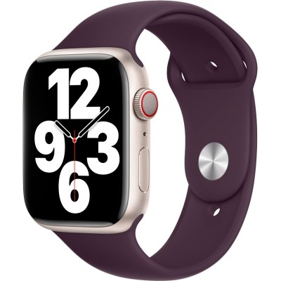 Ремінець Apple Sport Band для Apple Watch 45mm Regular Elderberry (MP7Q3ZM/A)