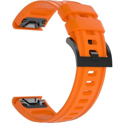 Ремінець ARMORSTANDART для Garmin Fenix 5s/6s Silicone 20mm Orange (ARM60801)