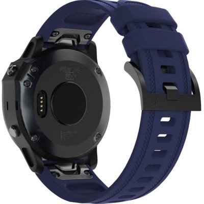 Ремінець ARMORSTANDART для Garmin Fenix 5s/6s Silicone 20mm Dark Blue (ARM60810)