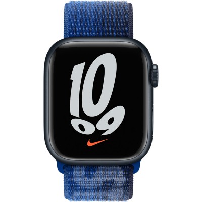 Ремінець APPLE Nike Sport Loop для APPLE WATCH S8 2022 41mm Game Royal/Midnight Navy (MPHY3ZM/A)