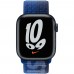 Ремінець APPLE Nike Sport Loop для APPLE WATCH S8 2022 41mm Game Royal/Midnight Navy (MPHY3ZM/A)