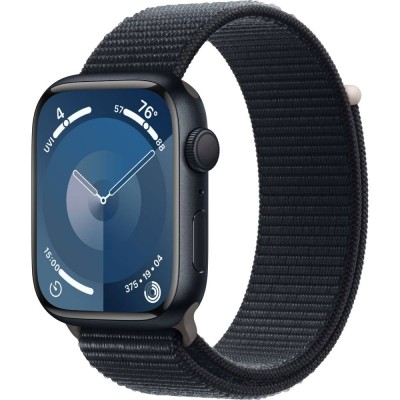 Смарт-годинник APPLE Watch Series 9 GPS 45mm Midnight Alum Midnight Sp/Loop (MR9C3QP/A)