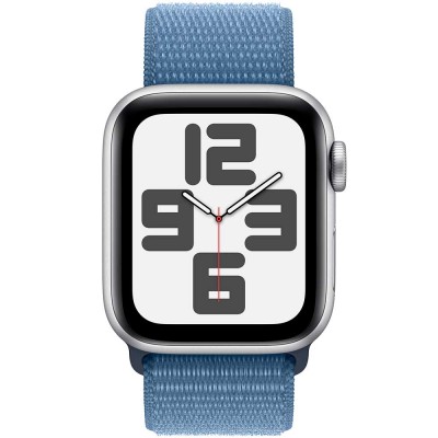 Смарт-годинник APPLE Watch SE 2023 GPS 44mm Silver Alum Winter Blue Sp/Loop (MREF3QP/A)