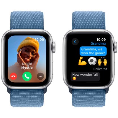 Смарт-годинник APPLE Watch SE 2023 GPS 44mm Silver Alum Winter Blue Sp/Loop (MREF3QP/A)