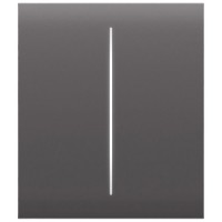 Кнопка AJAX CenterButton 2-gang для LightSwitch, Jeweler Grey (000029830)