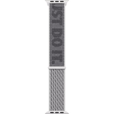 Ремінець APPLE Nike Sport Loop для APPLE WATCH S8 2022 41mm Summit White/Black (MPHV3ZM/A)