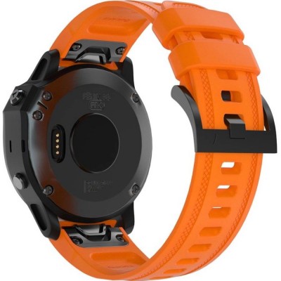 Ремінець ARMORSTANDART для Garmin Fenix 5s/6s Silicone 20mm Orange (ARM60801)