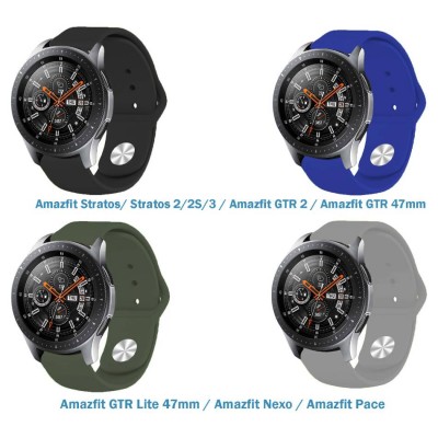 Набір ремінців BECOVER Amazfit Stratos / Amazfit GTR 2 Boy (706523)