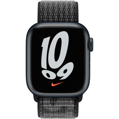 Ремінець Apple Nike Sport Loop 41mm для Apple Watch 38/40 mm Black/Summit White (MPHW3ZM/A)